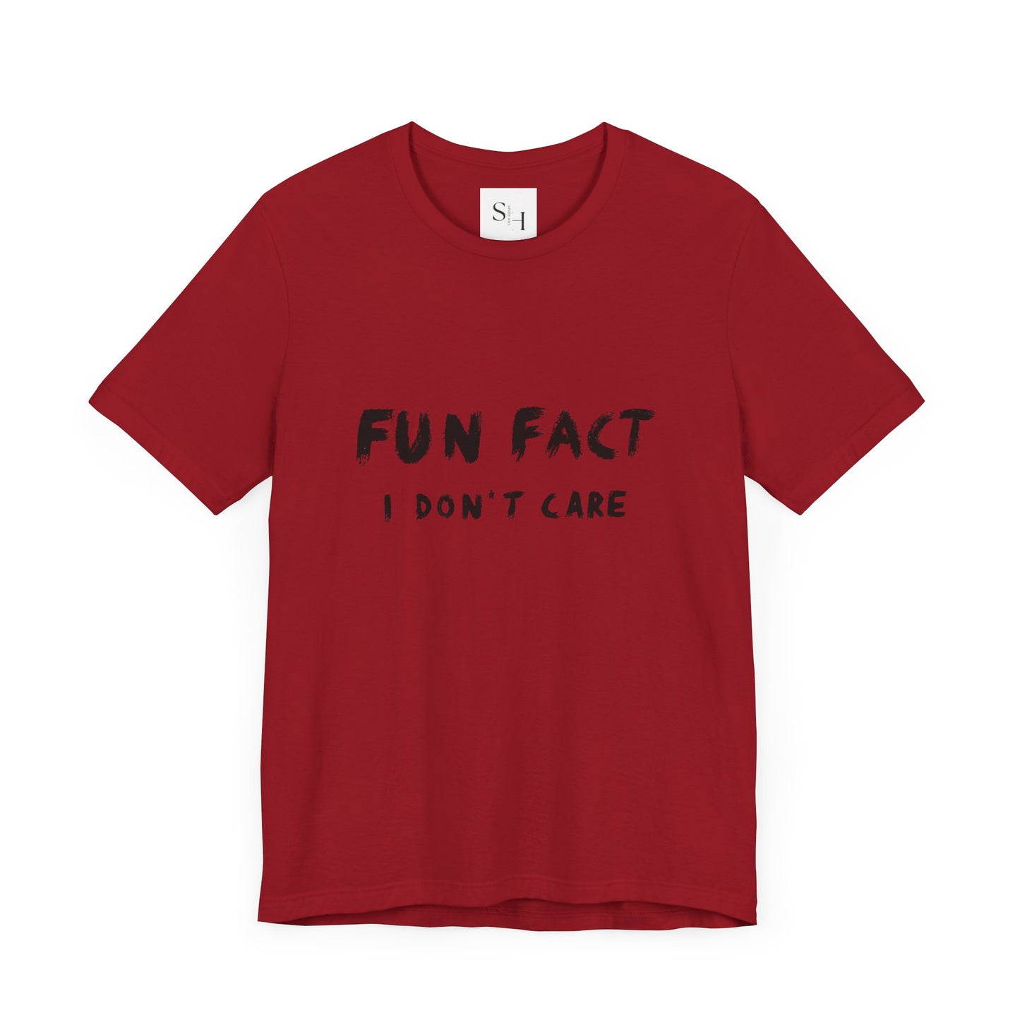 Fun Fact I Don't Care Short Sleeve Tee