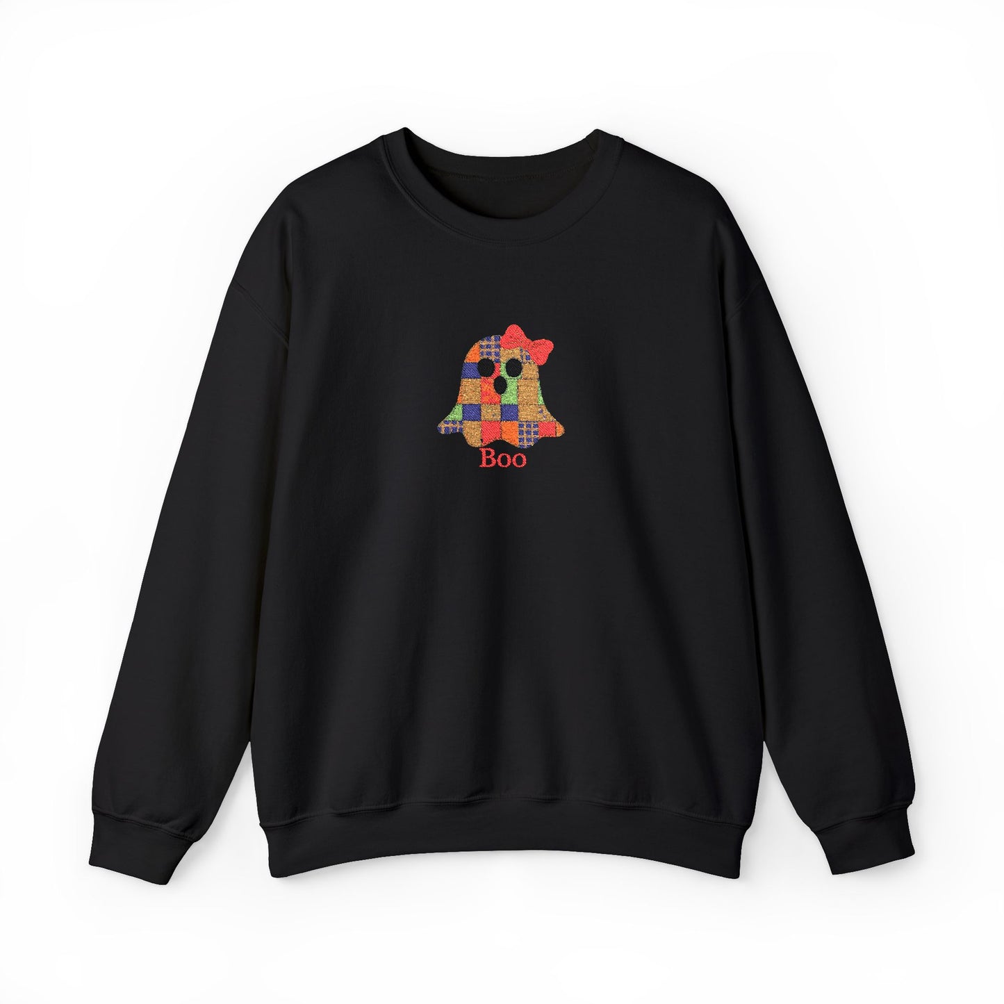 Boo Ghost Embroidery Unisex Heavy Blend™ Crewneck