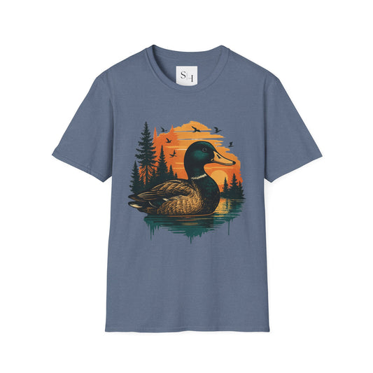 Duck Sunset Unisex Softstyle T-Shirt
