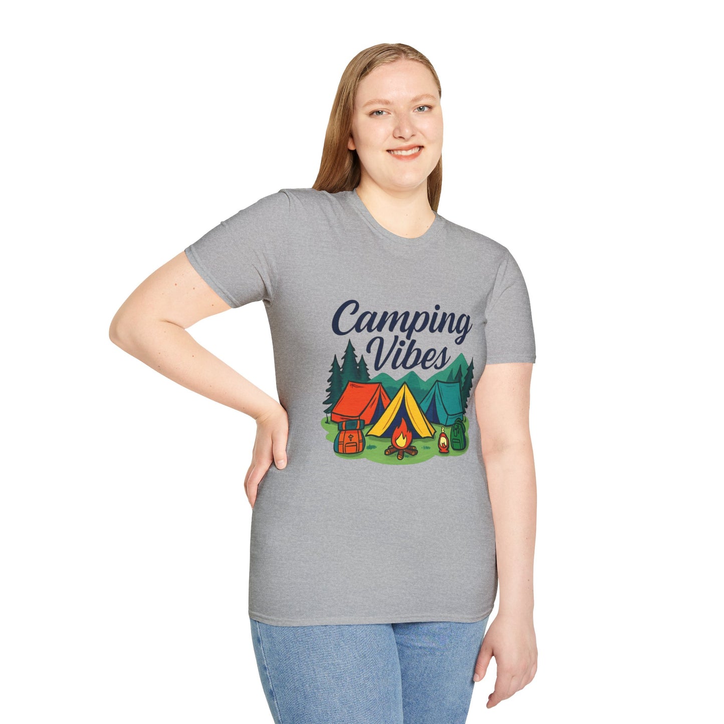 Camping Vibes Unisex Softstyle T-Shirt