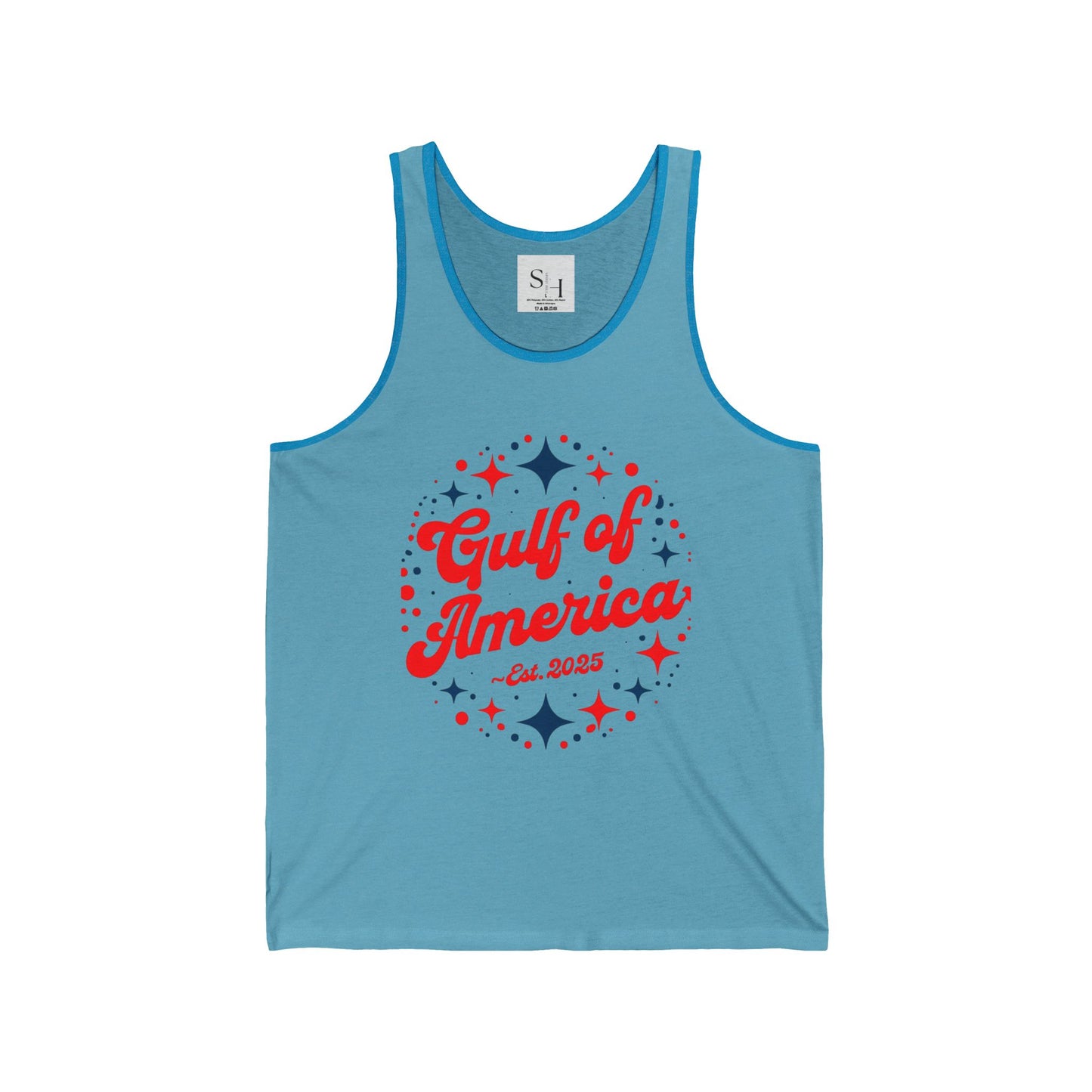 Gulf of America Unisex Jersey Tank - Celebrate 2025 with Style