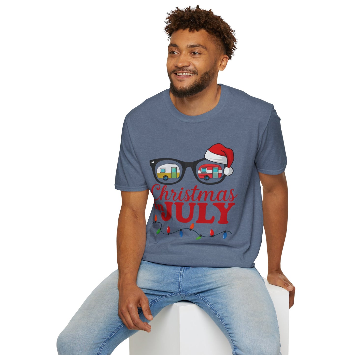 Christmas in July T-Shirt, Unisex Softstyle Tee