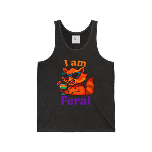 I Am Feral Unisex Jersey Tank