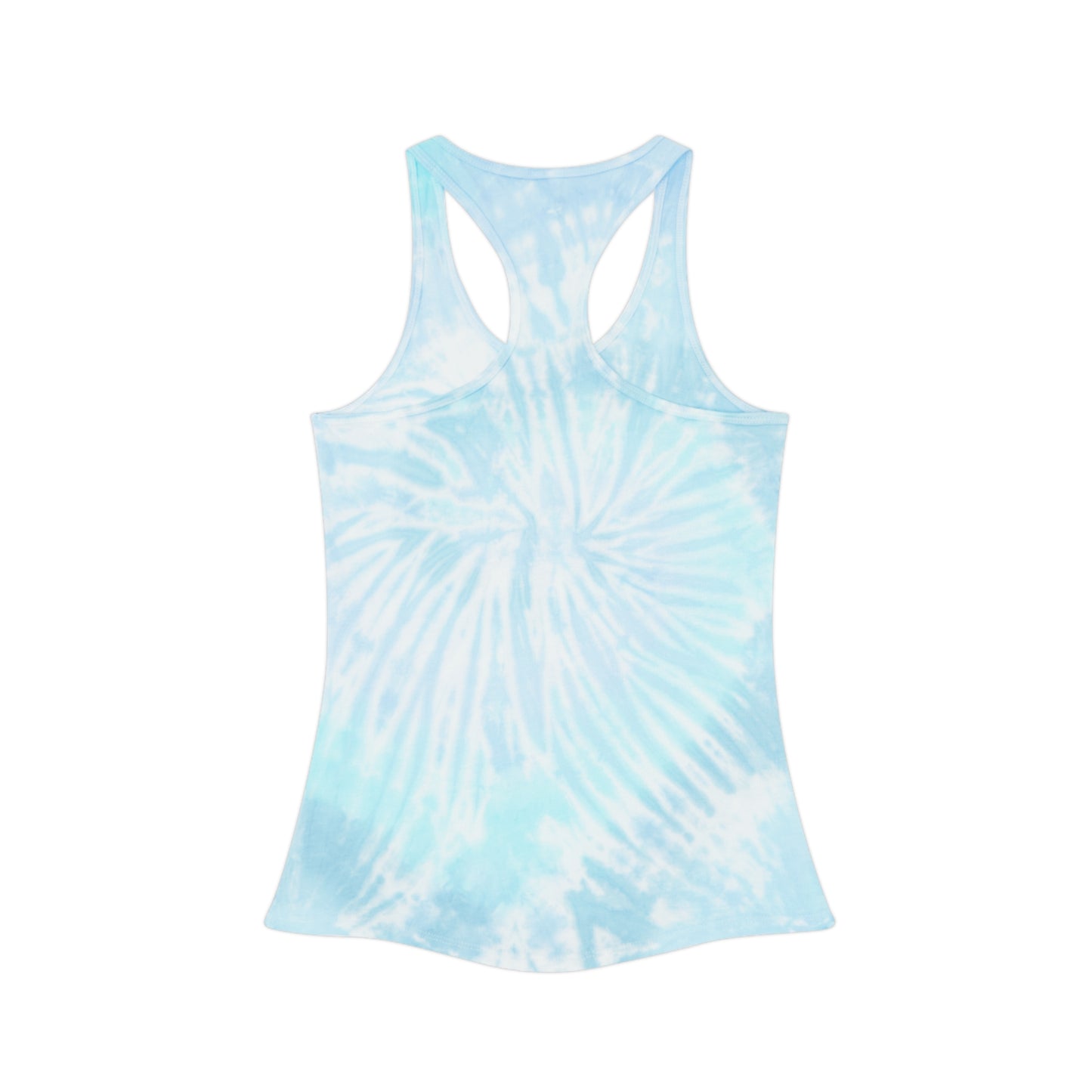 Palm Tree Tie Dye Racerback Tank Top
