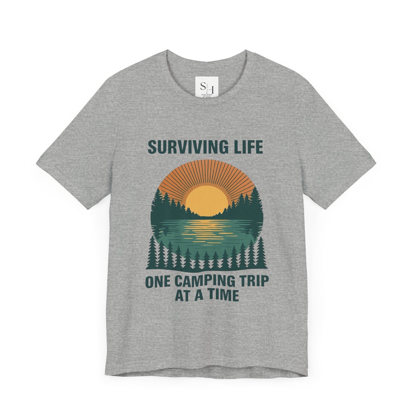 Surviving Life Camping Trip Tee, Unisex
