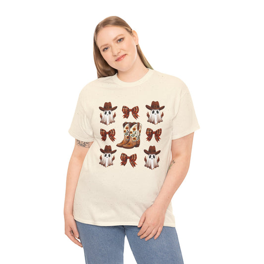 Boo Cowgirl Unisex Heavy Cotton Tee