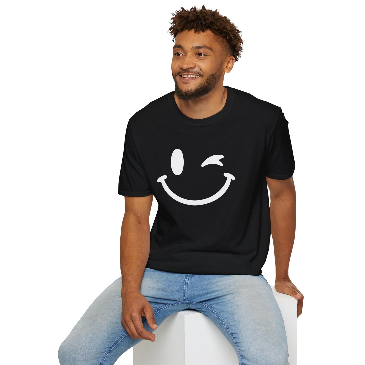 Smiley Face Unisex Softstyle T-Shirt