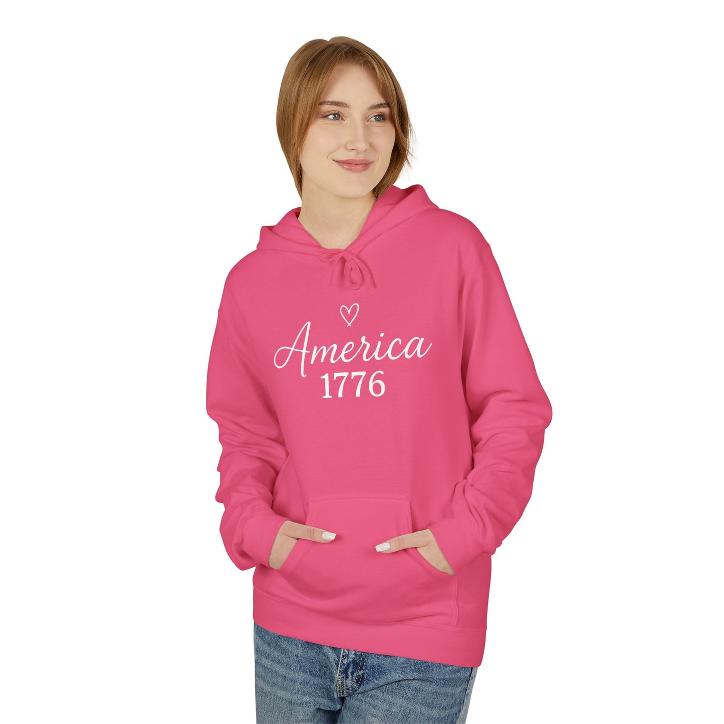 America 1776 Fleece Hoodie