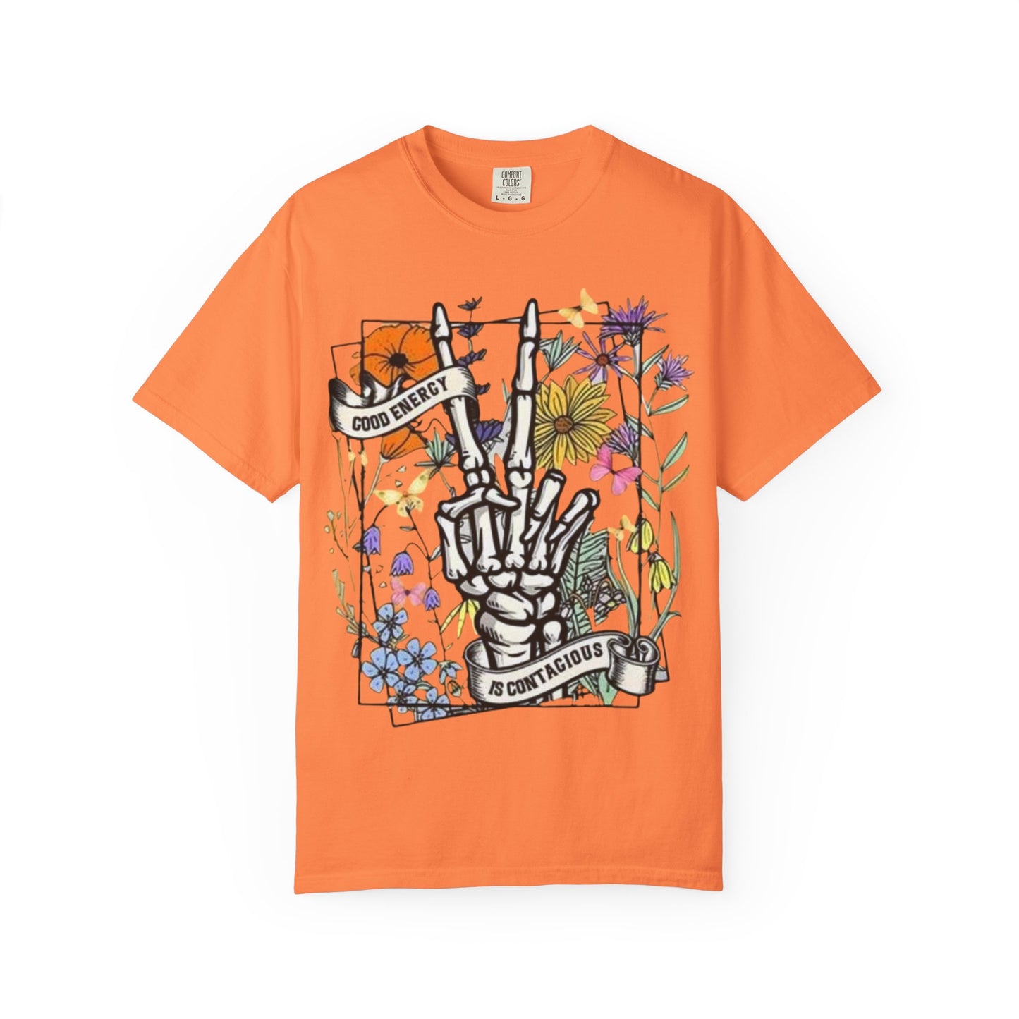 Good Vibes Skeleton Unisex Graphic Tee