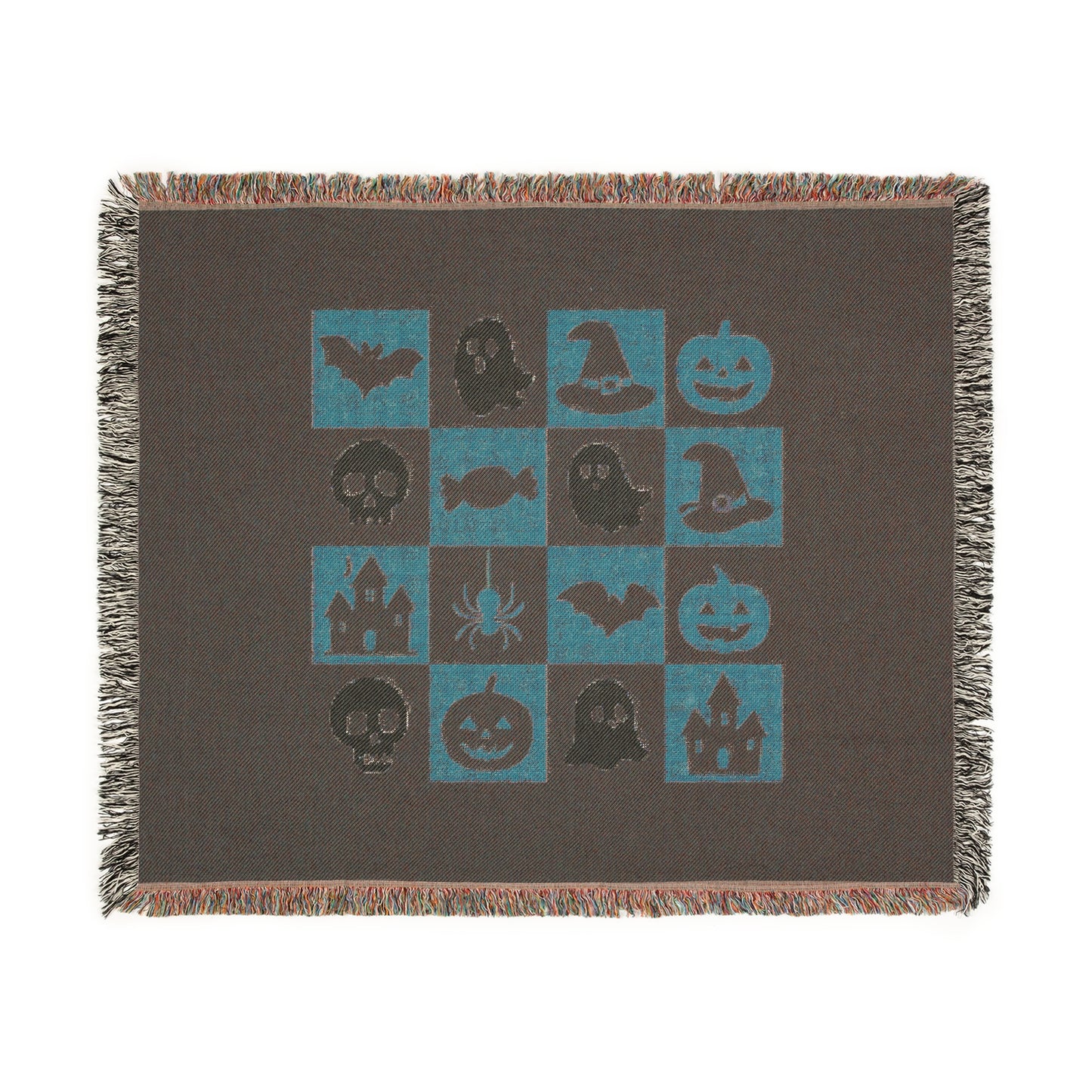 Halloween Themed Woven Blanket
