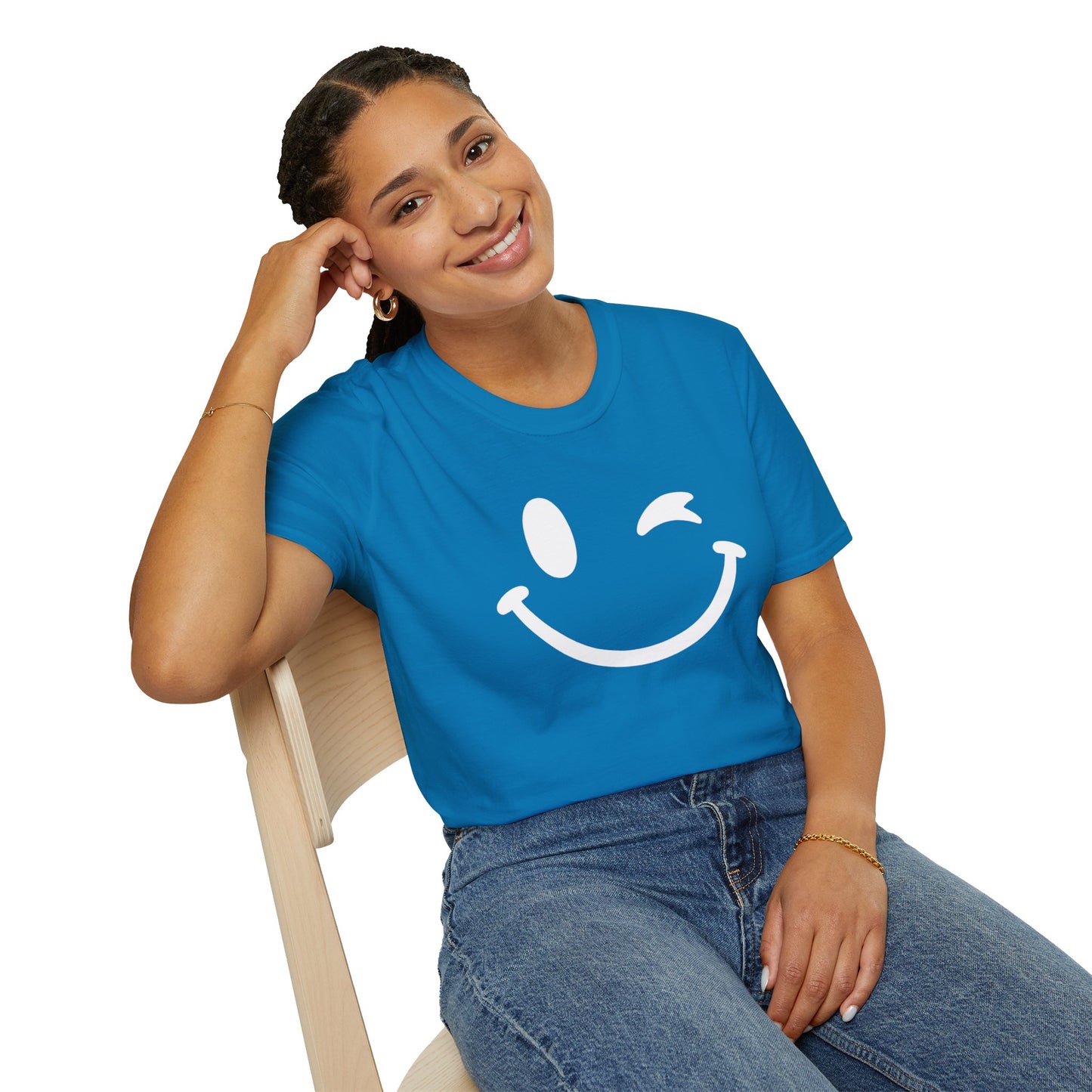 Smiley Face Unisex Softstyle T-Shirt