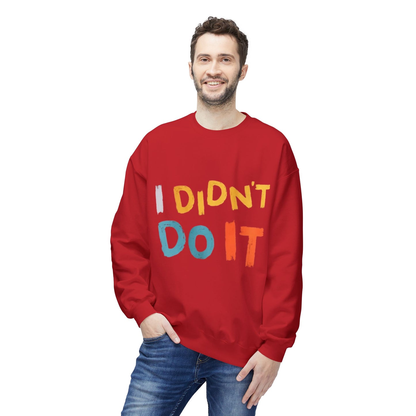 I Didn't Do It Unisex Crewneck Sweatshirt