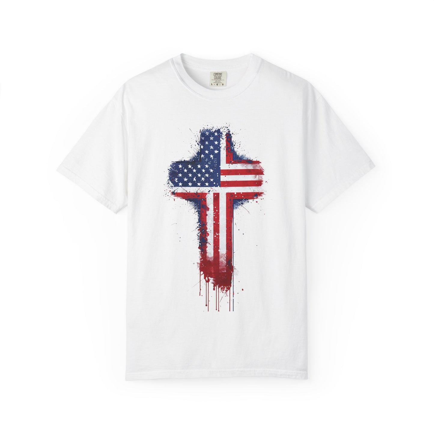 American Flag Cross T-Shirt