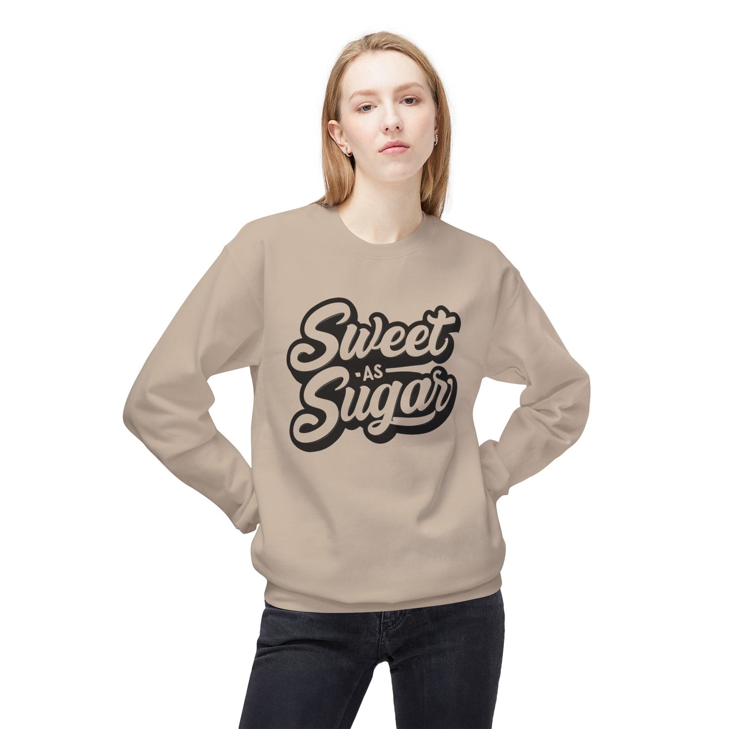 Sweet As Sugar Unisex Midweight Softstyle Fleece Crewneck Sweatshirt