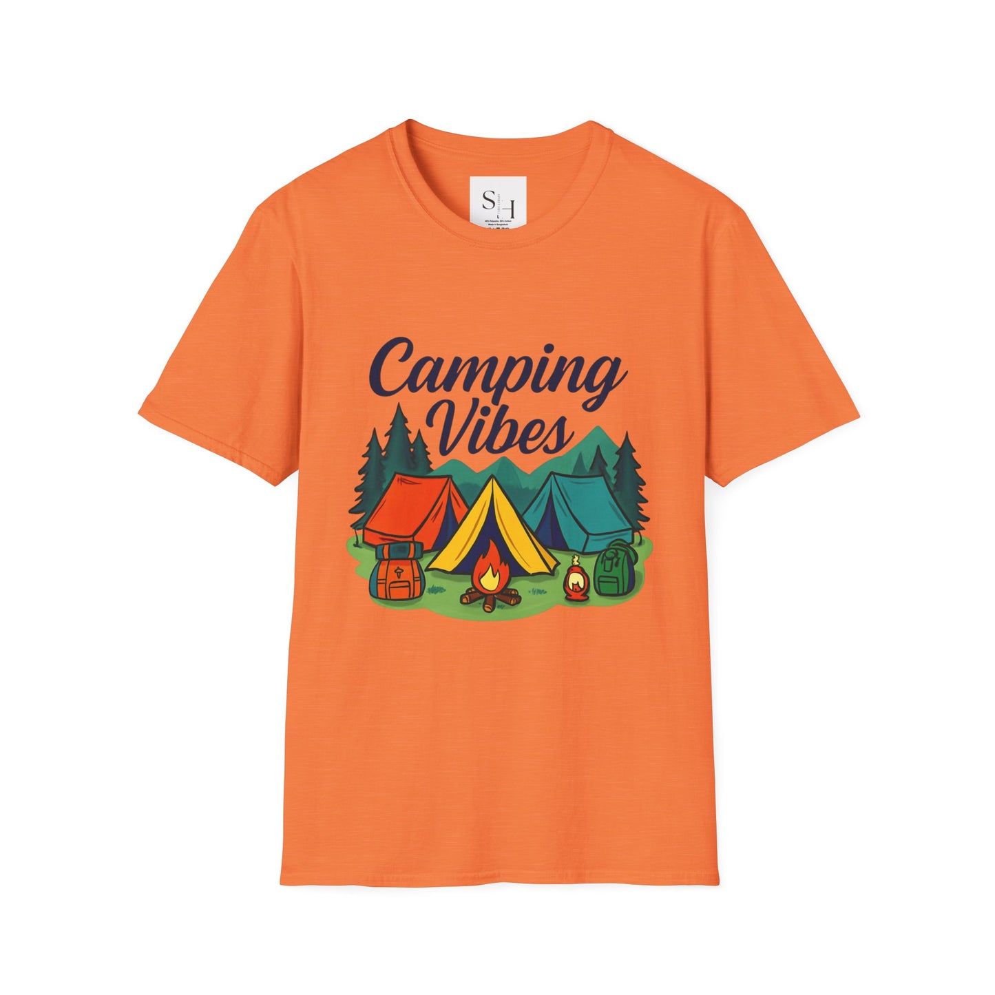 Camping Vibes Unisex Softstyle T-Shirt
