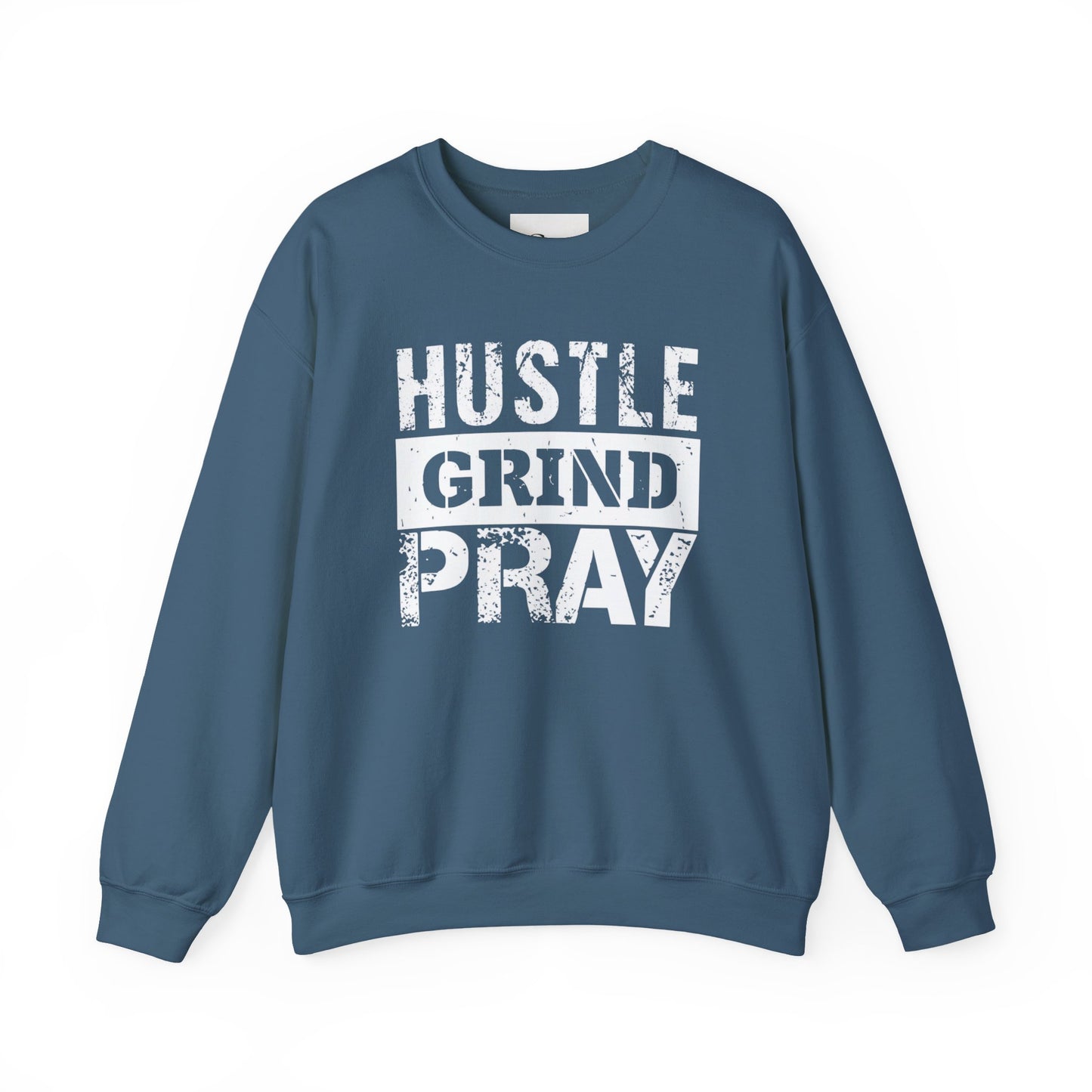 Hustle Grind Pray Cozy Unisex Sweatshirt