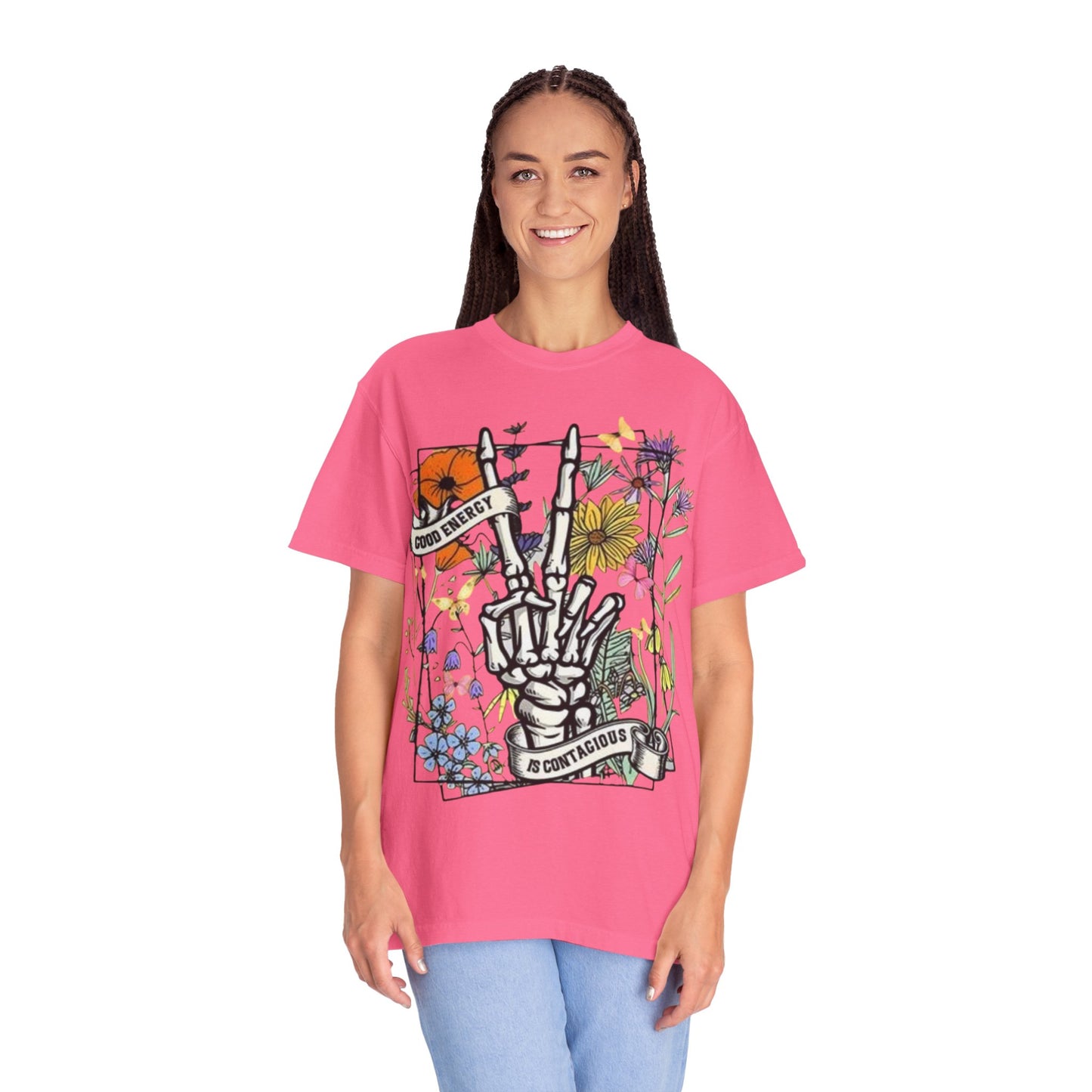 Good Vibes Skeleton Unisex Graphic Tee