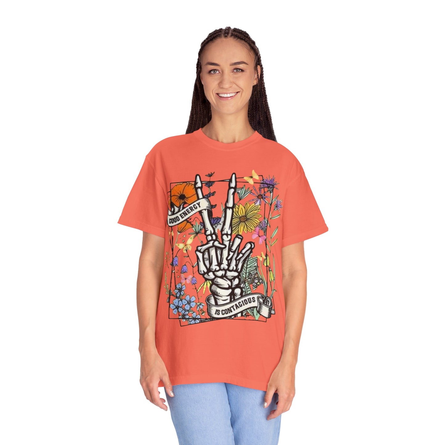 Good Vibes Skeleton Unisex Graphic Tee