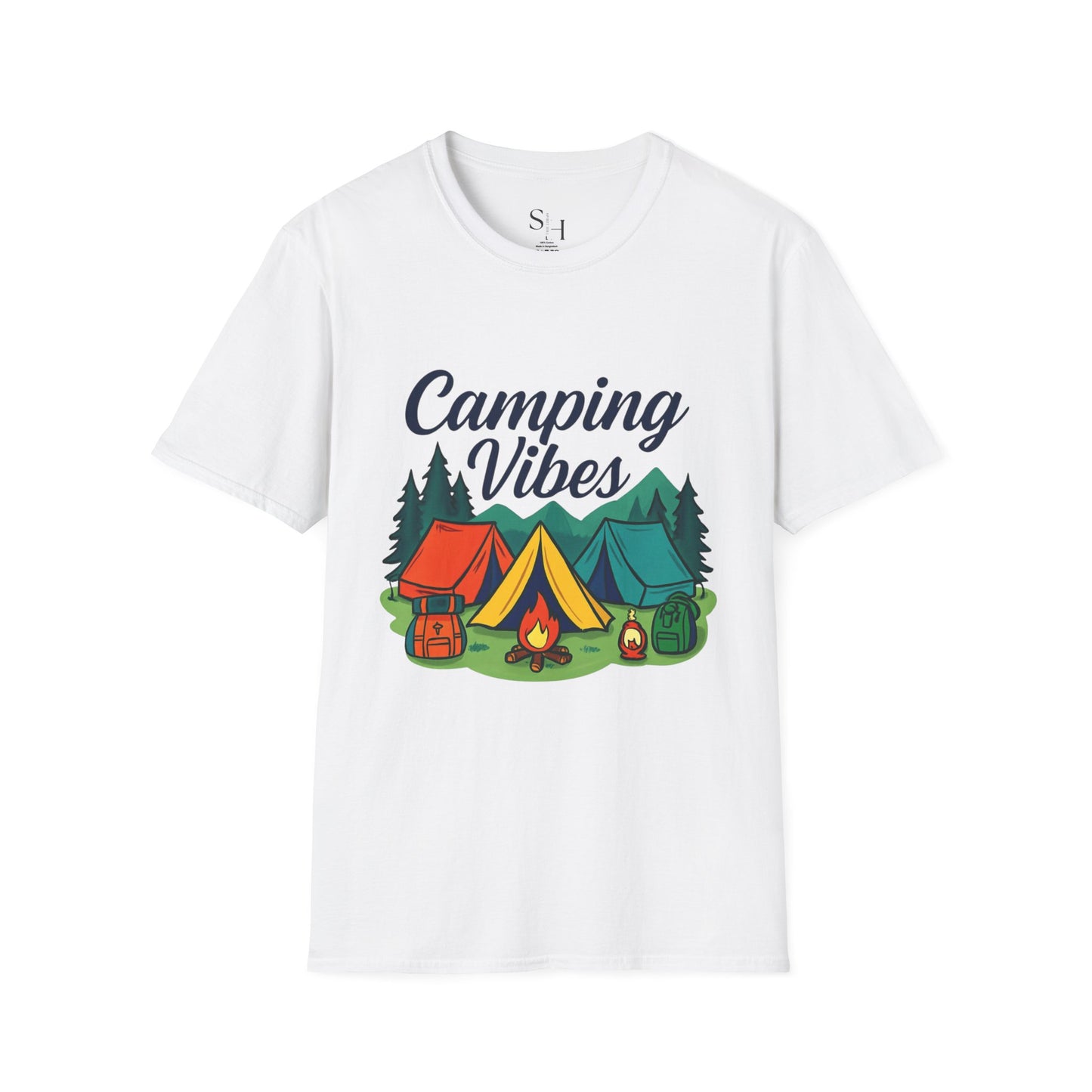 Camping Vibes Unisex Softstyle T-Shirt