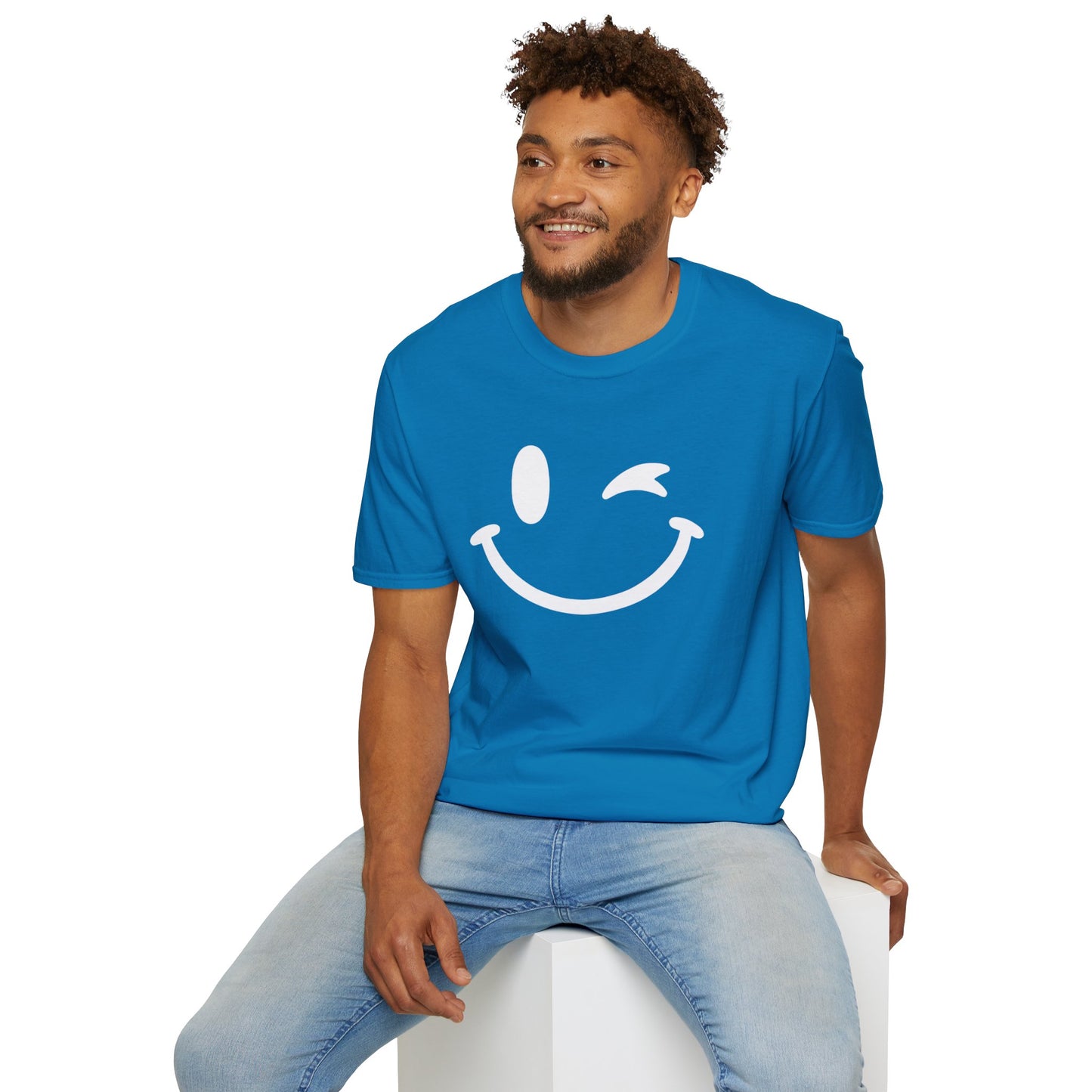 Smiley Face Unisex Softstyle T-Shirt
