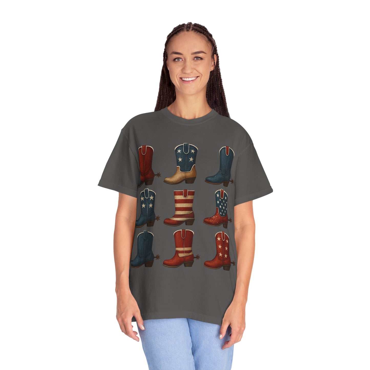 Americana Western Style Cowboy Boots Unisex T-Shirt