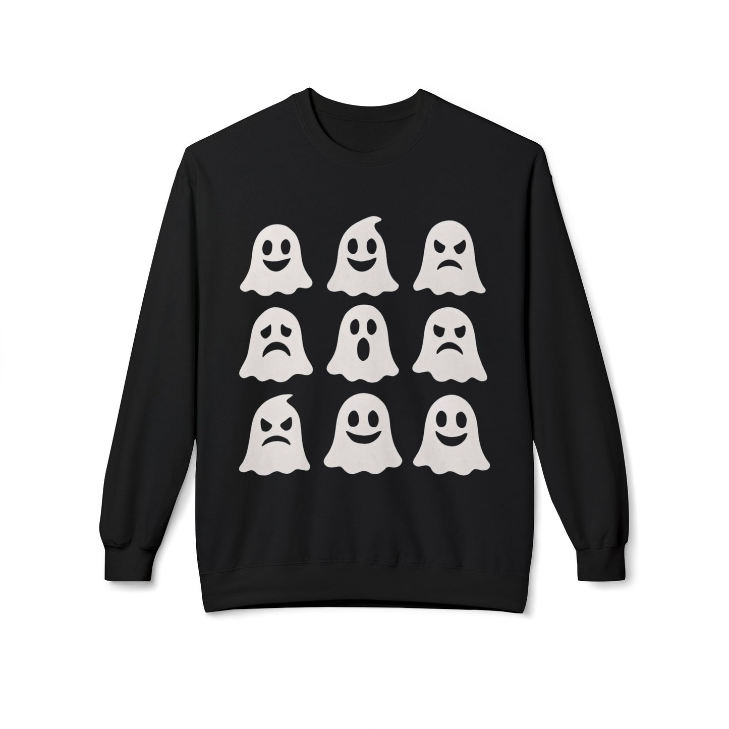 Ghostly Vibes Unisex Fleece Crewneck