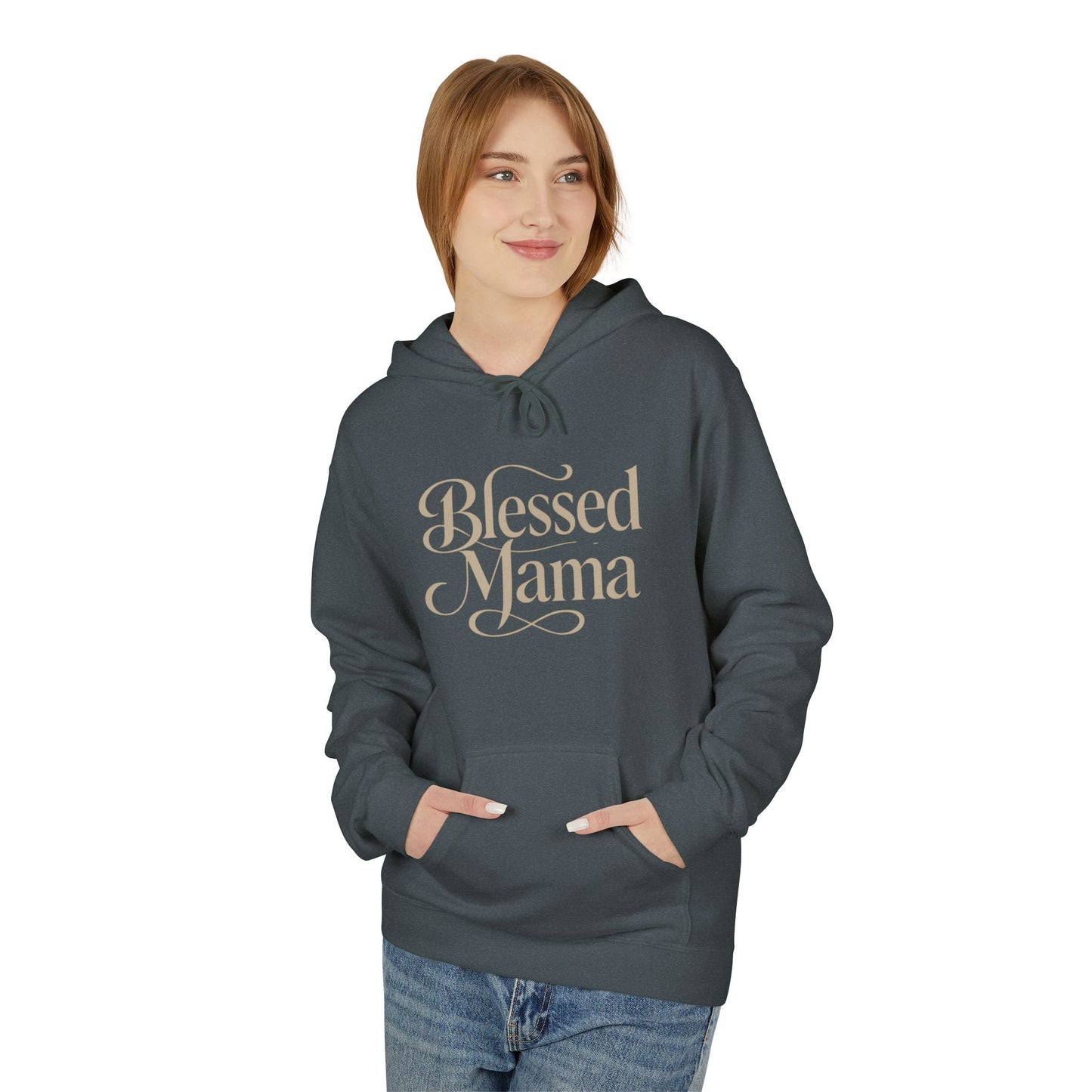 Blessed Mama Fleece Hoodie