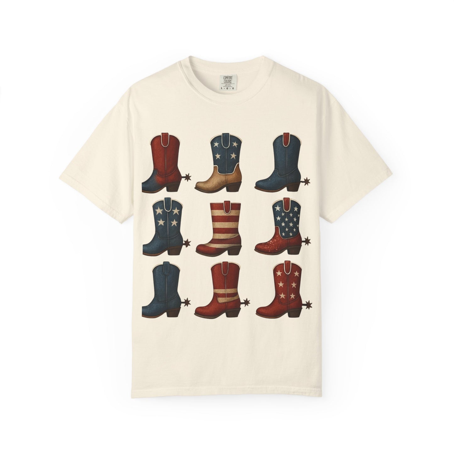Americana Western Style Cowboy Boots Unisex T-Shirt