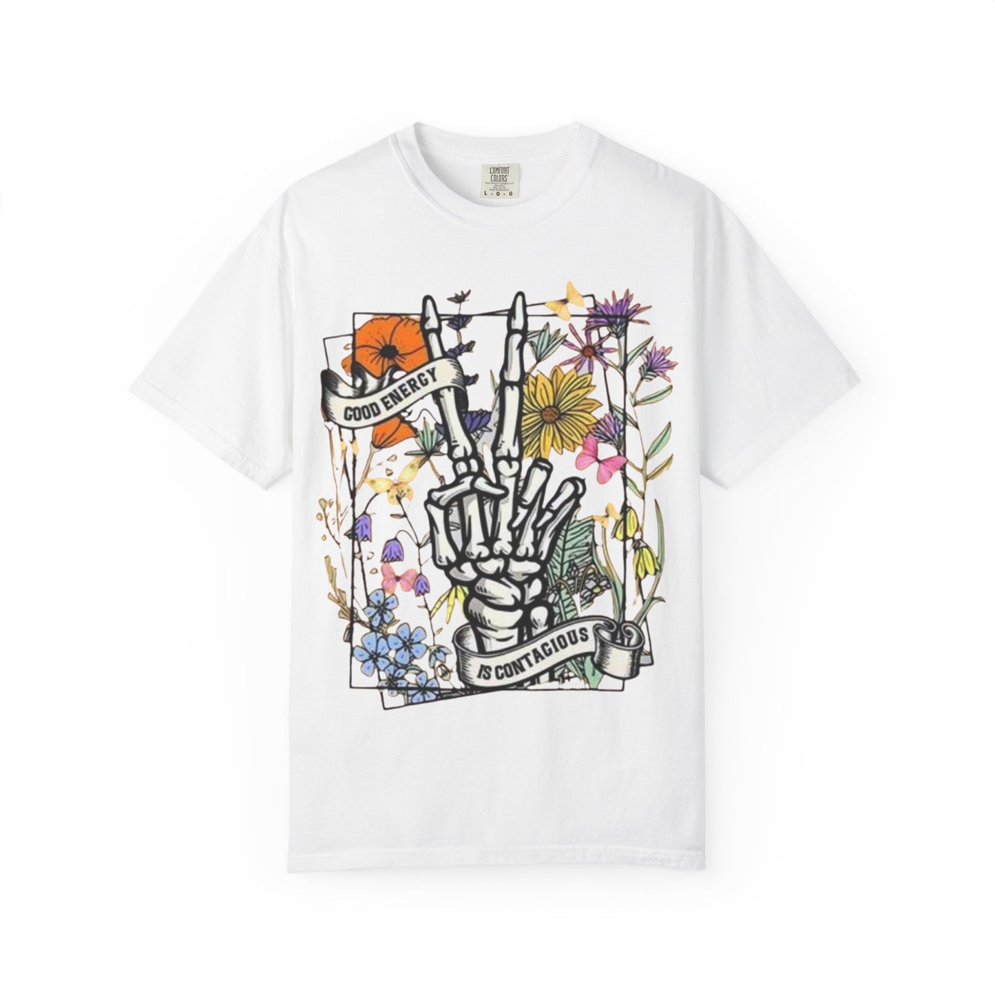 Good Vibes Skeleton Unisex Graphic Tee