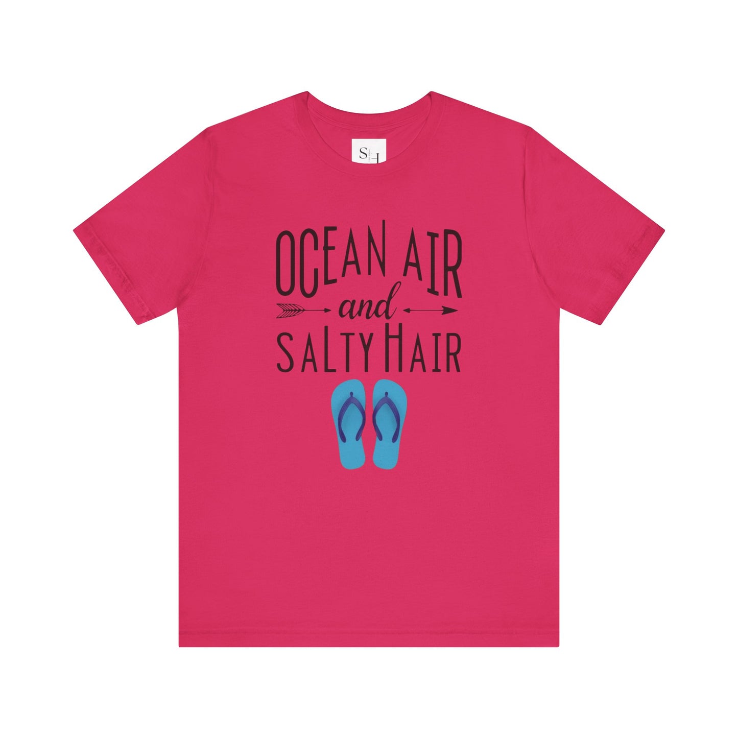 Ocean Air & Salty Hair Short Sleeve Tee