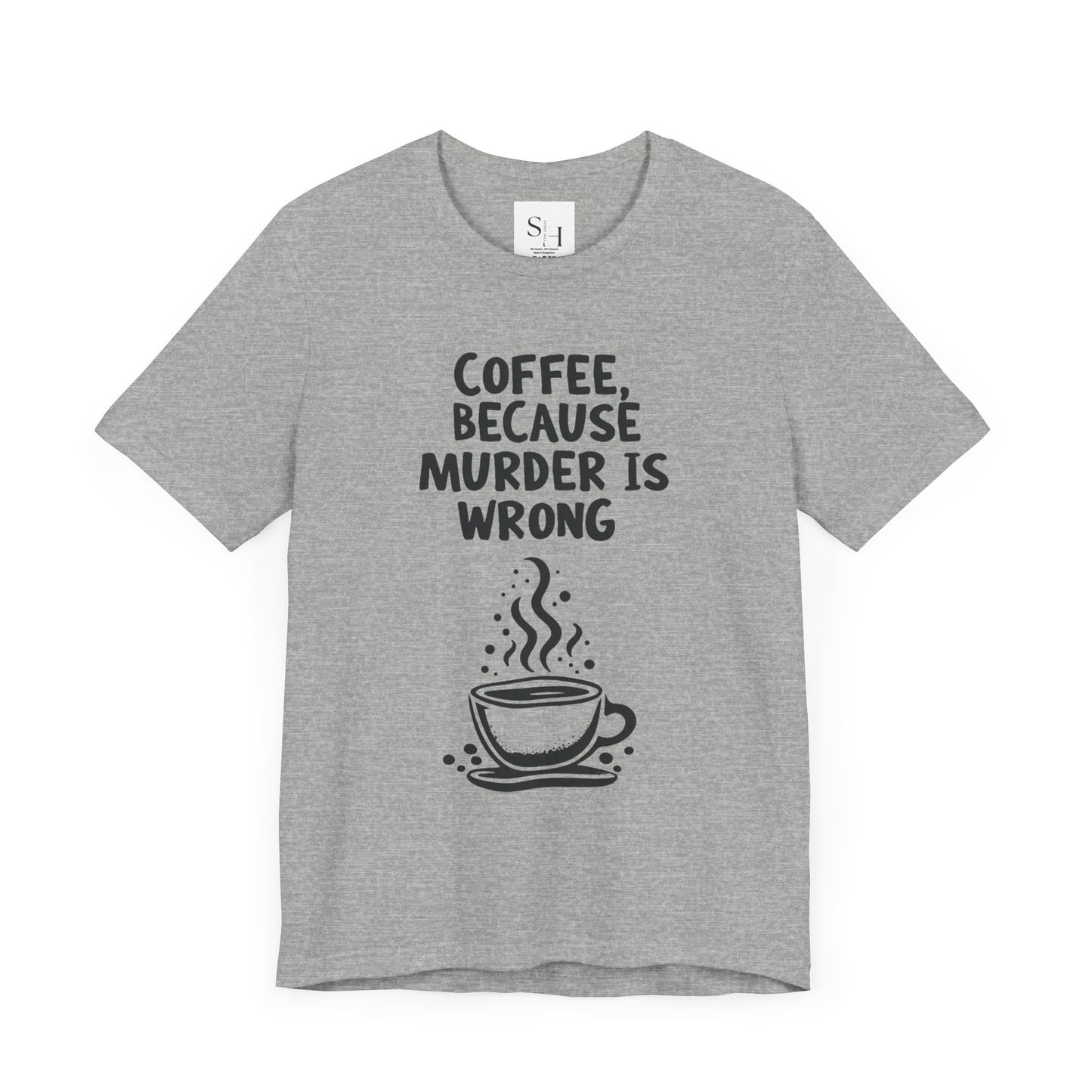 Coffee Unisex Jersey Short Sleeve Tee