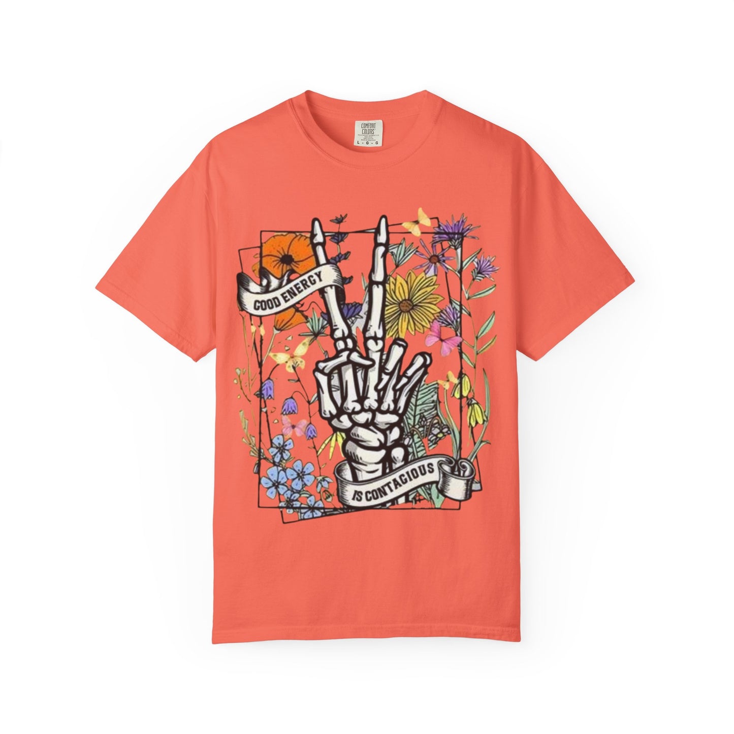 Good Vibes Skeleton Unisex Graphic Tee