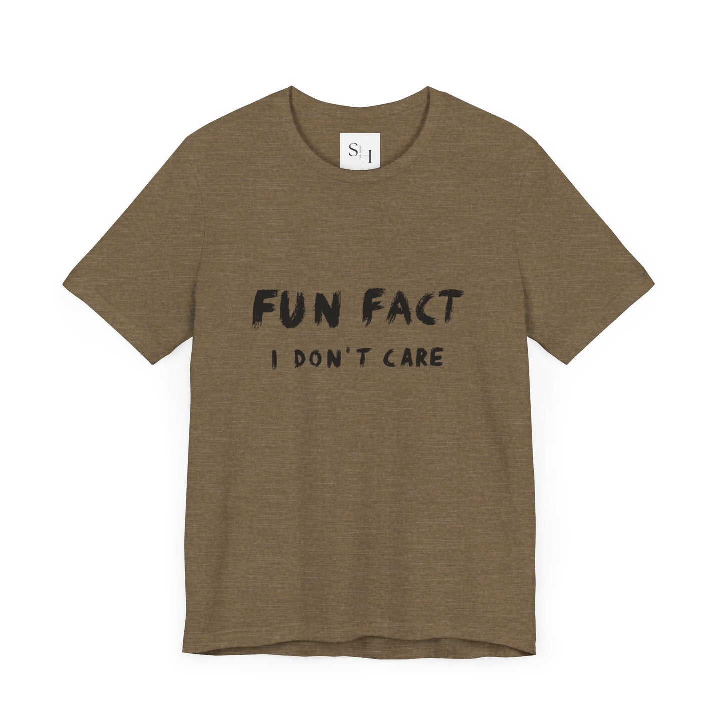 Fun Fact I Don't Care Short Sleeve Tee