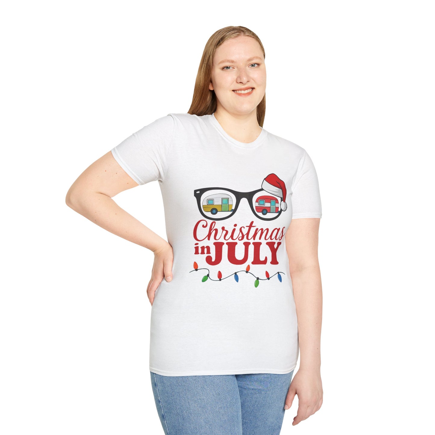 Christmas in July T-Shirt, Unisex Softstyle Tee