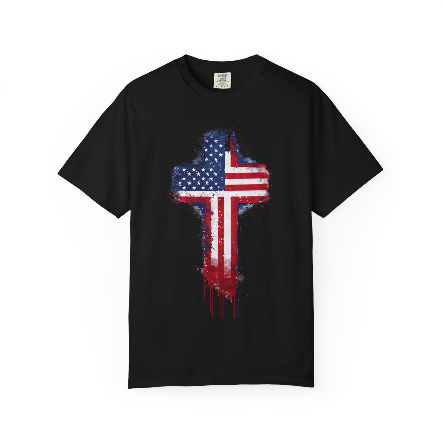 American Flag Cross T-Shirt