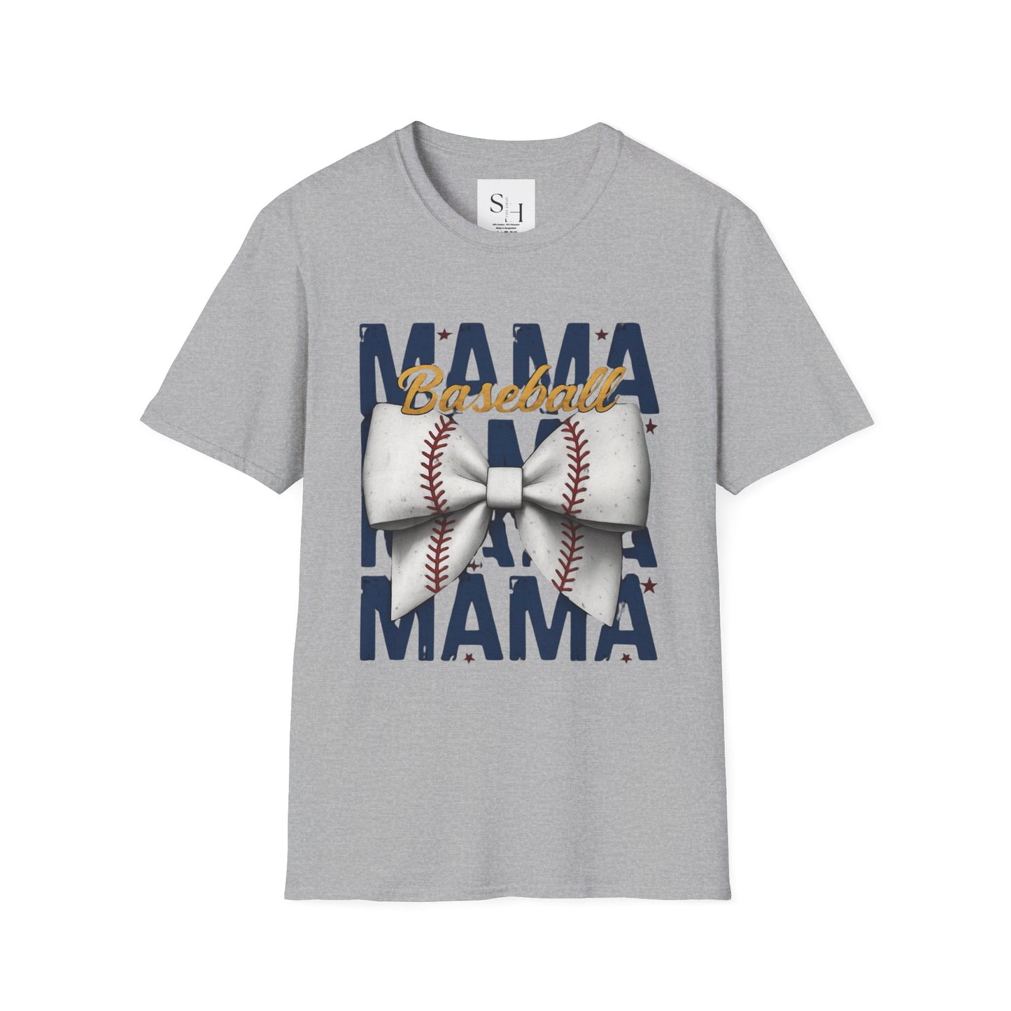 Mama Baseball Unisex T-Shirt - Softstyle Tee