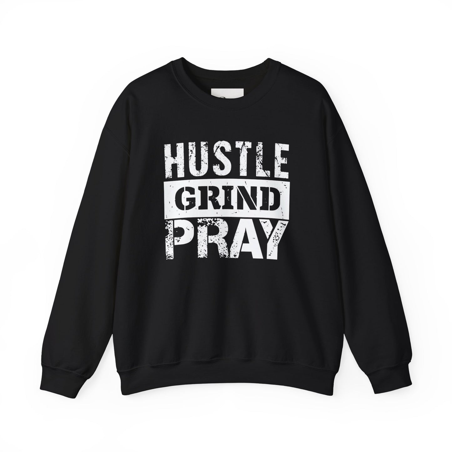 Hustle Grind Pray Cozy Unisex Sweatshirt