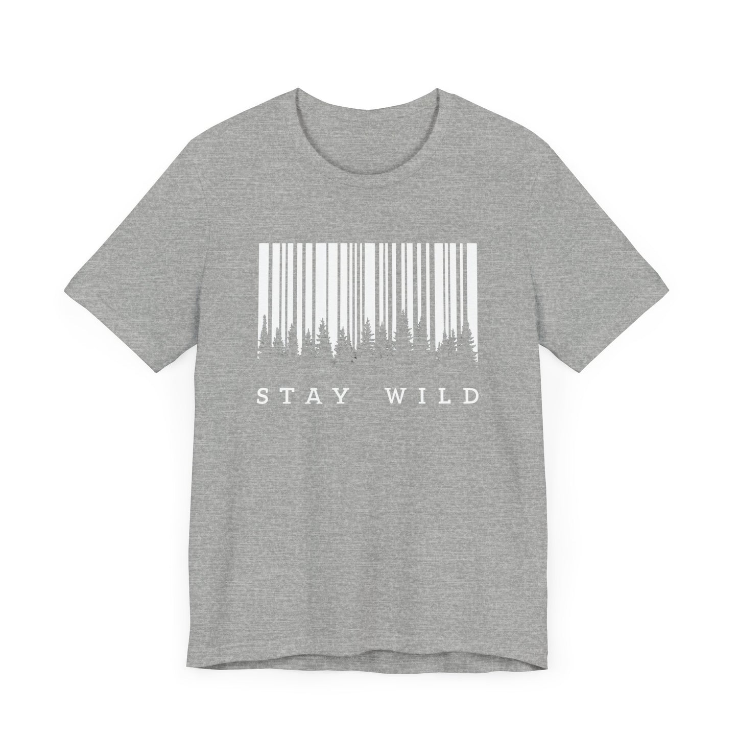 Stay Wild Trees Unisex Jersey Short Sleeve Tee