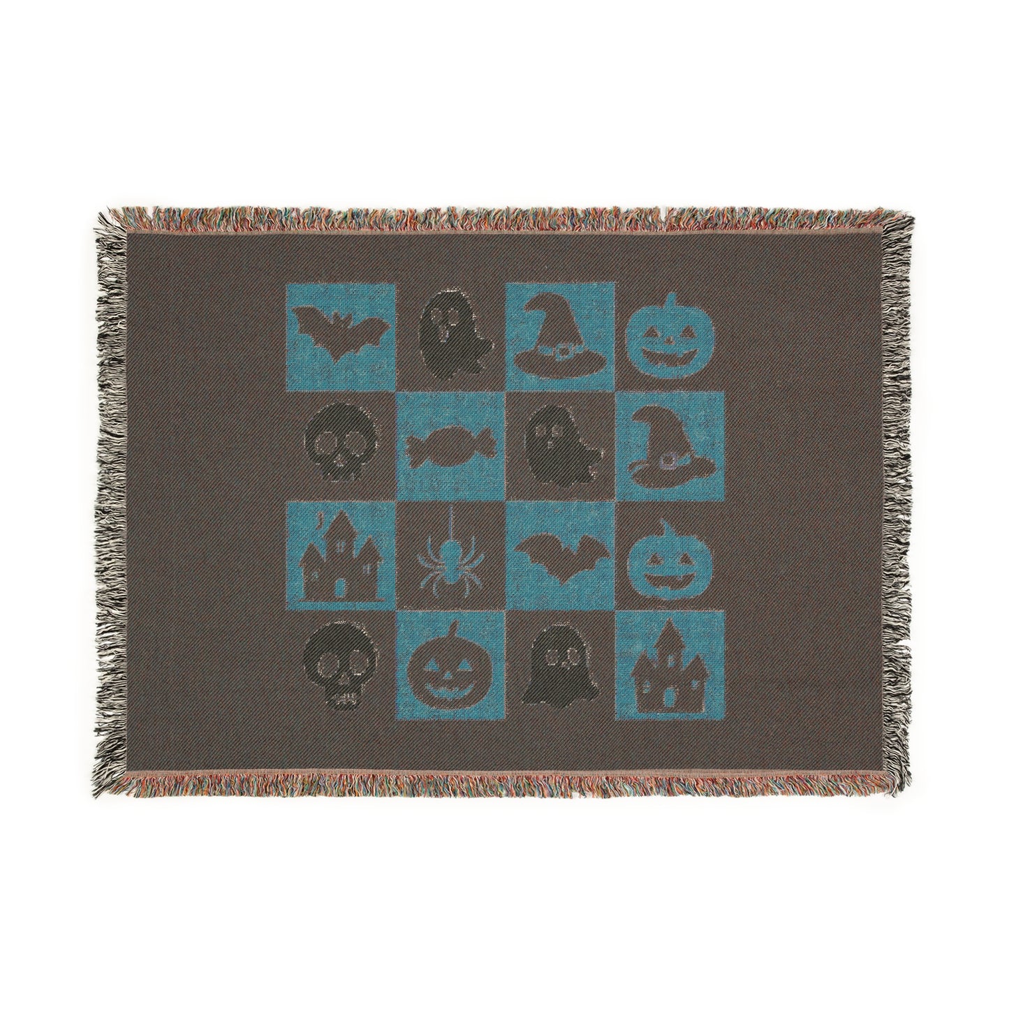 Halloween Themed Woven Blanket