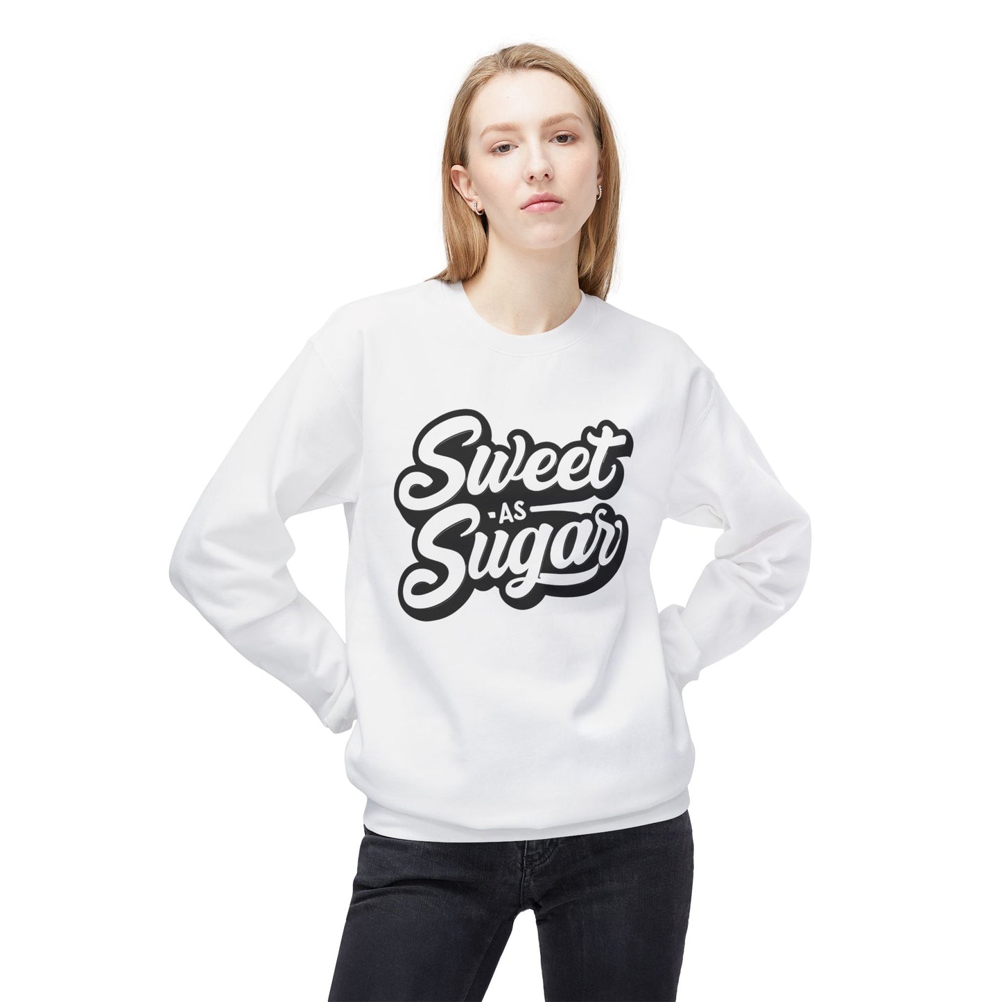 Sweet As Sugar Unisex Midweight Softstyle Fleece Crewneck Sweatshirt