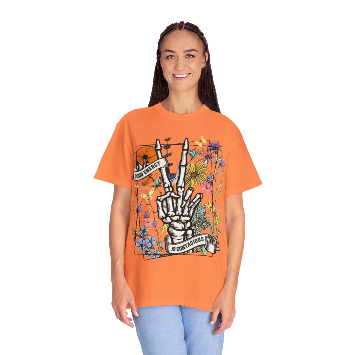 Good Vibes Skeleton Unisex Graphic Tee