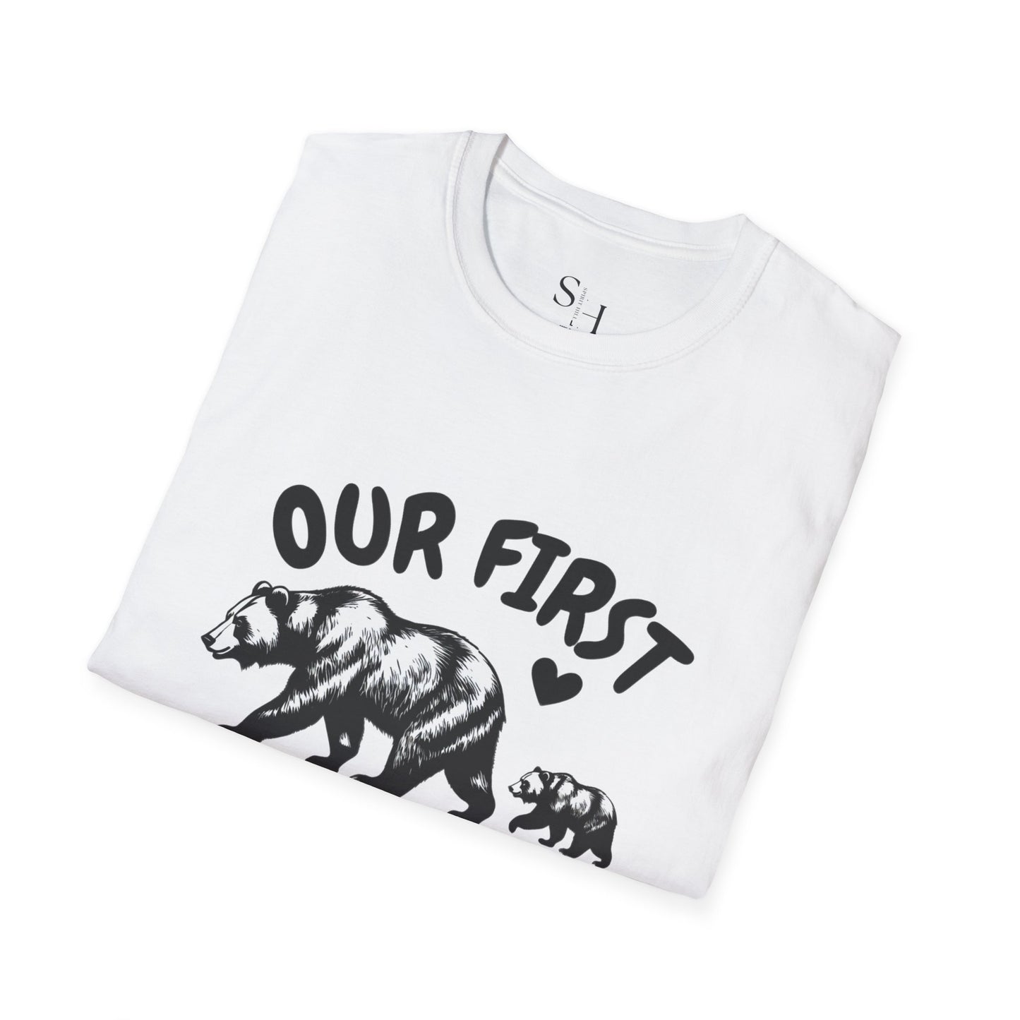 Our First Mother's Day 2025 Unisex Softstyle T-Shirt