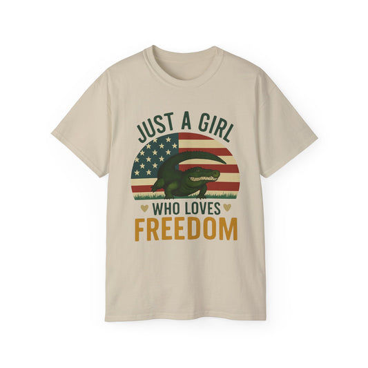 Just a Girl Who Loves Freedom Tee