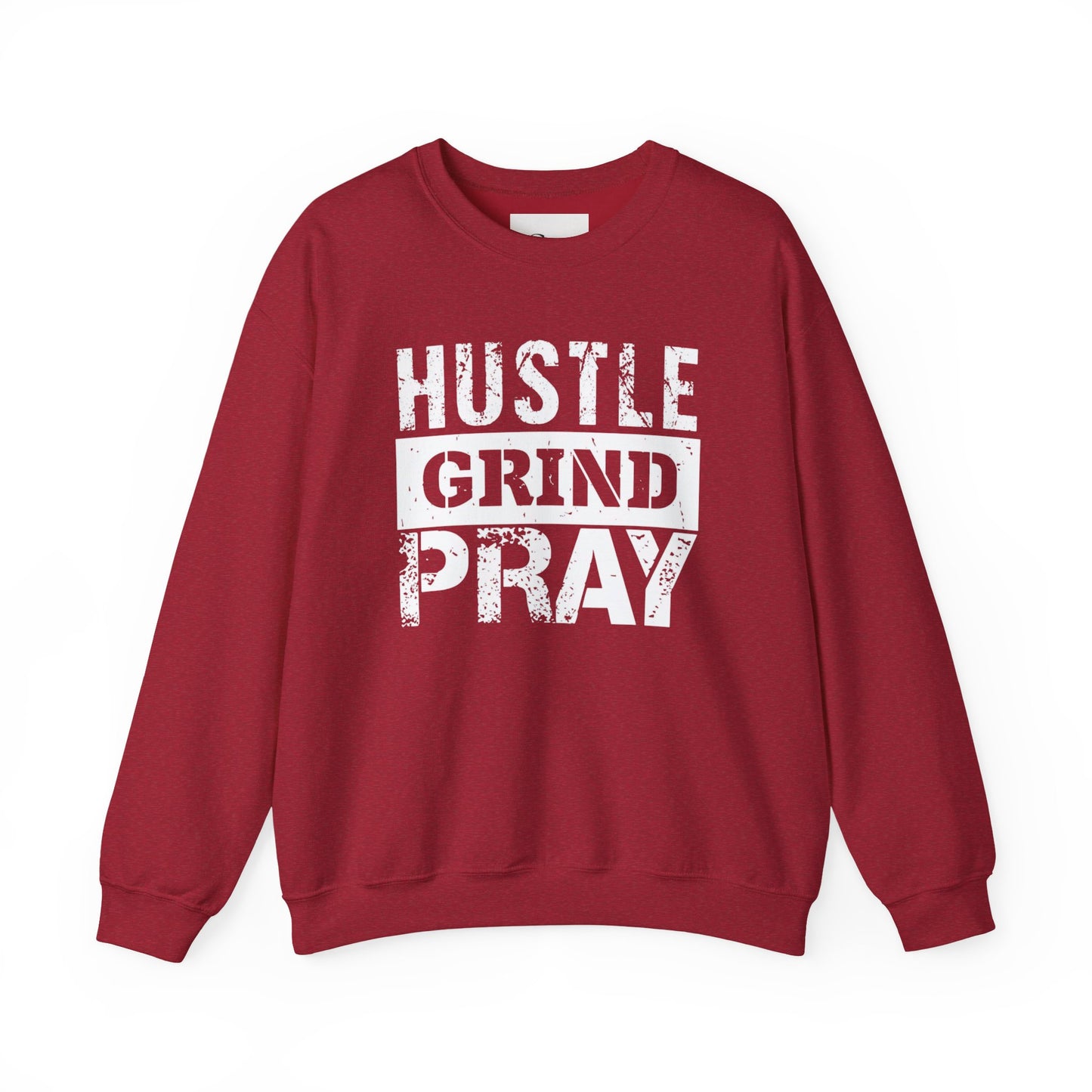 Hustle Grind Pray Cozy Unisex Sweatshirt