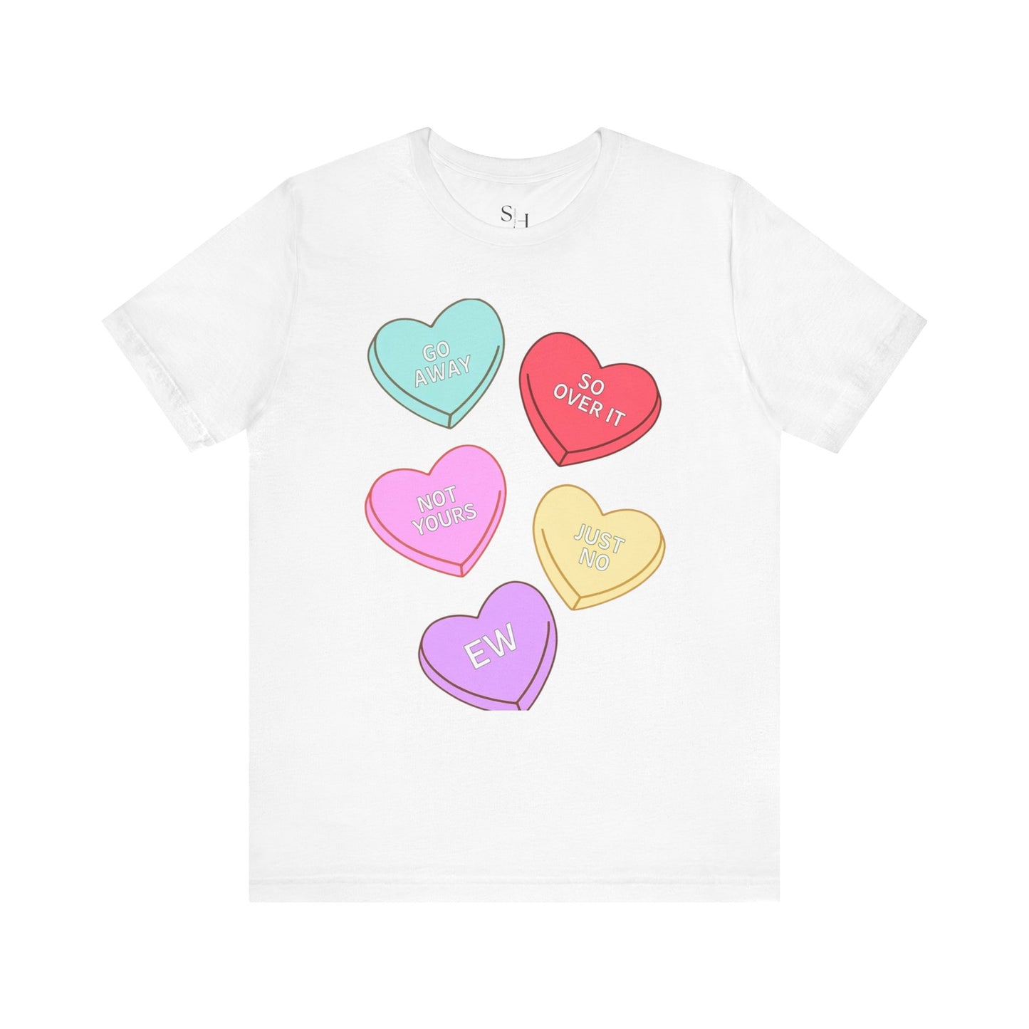 Anti-Valentine Unisex Jersey Short Sleeve Tee