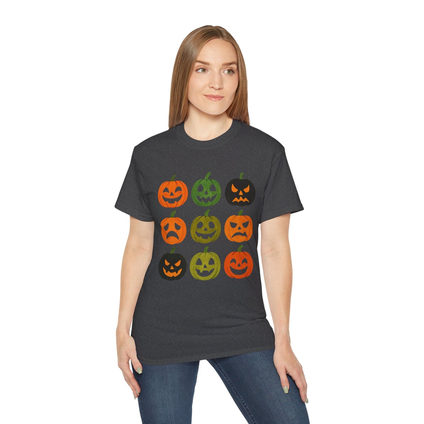 Halloween Pumpkin Faces T-Shirt