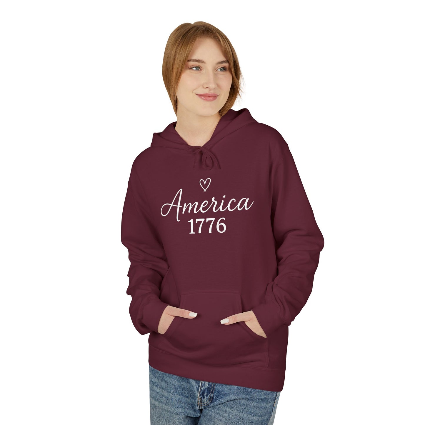 America 1776 Fleece Hoodie