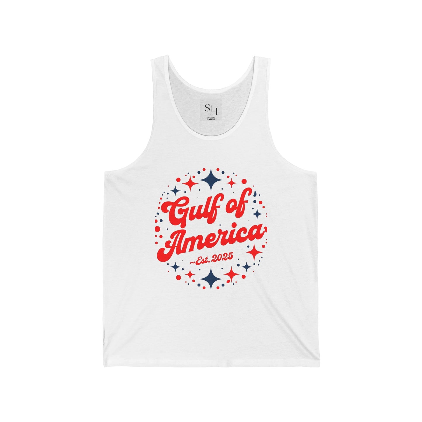 Gulf of America Unisex Jersey Tank - Celebrate 2025 with Style