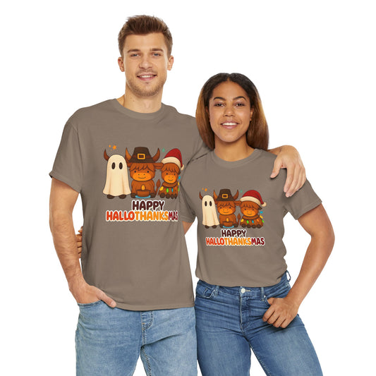 HalloThanksMas Unisex Tee