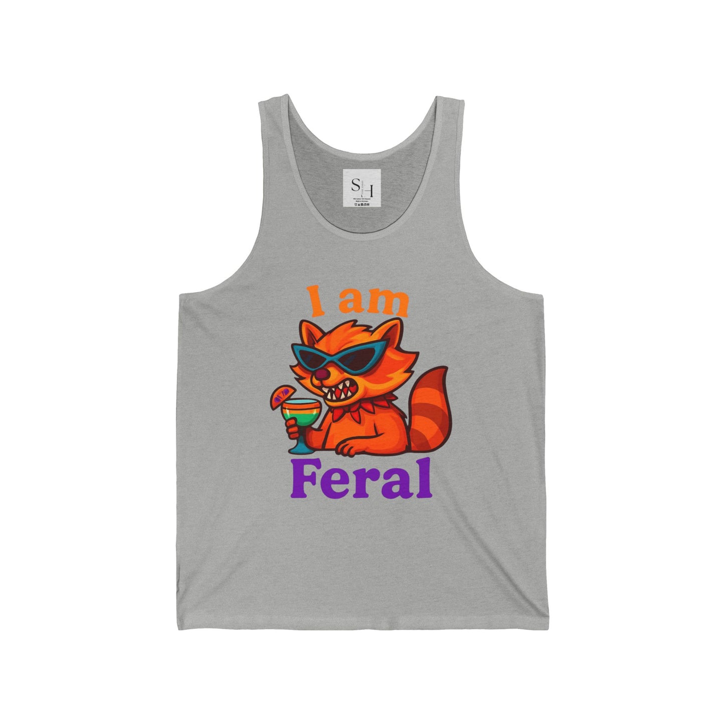 I Am Feral Unisex Jersey Tank